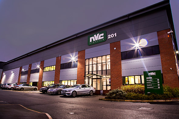 NVC Lighting UK displaying Birmingham Headquarters
